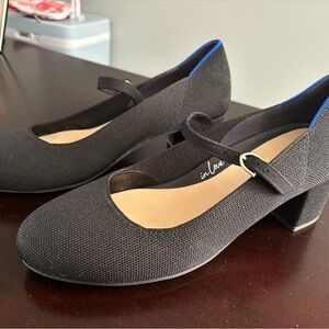 Rothy’s Mary Jane heels. Size 10, black